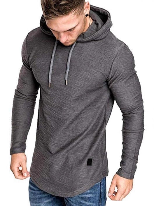 Mens Fashion Hoodies Fleece Long Sleeve Athletic Sweatshirt Pullover